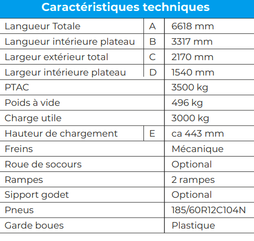 Remorque Raptor 600 Spider – Image 2